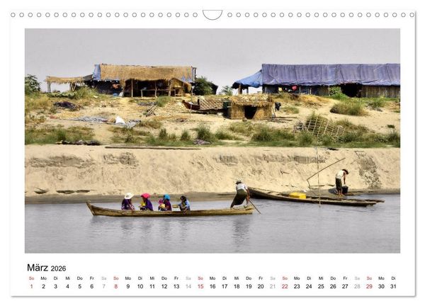 Produktbild: Myanmar &ndash; Mit anderen Augen (Wandkalender 2026 DIN A3 quer), CALVENDO Monatskalender