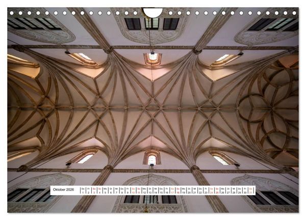 Produktbild: Gew&ouml;lbe des Glaubens &ndash; Kirchendecken Europas (Wandkalender 2026 DIN A4 quer), CALVENDO Monatskalender