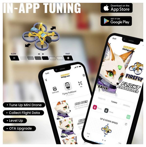 Produktbild: Hisingy Firefly Smart Race Copter RtF Einsteiger