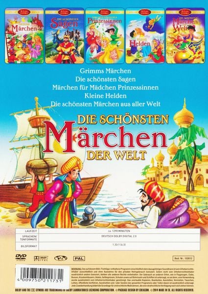 Produktbild: Die schönsten Märchen der Welt Special Edition [5 DVDs]