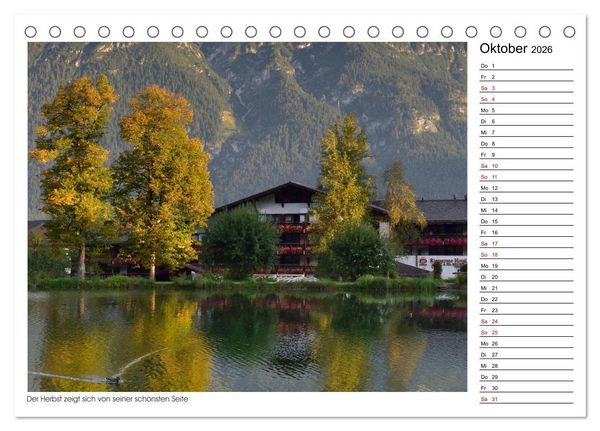 Produktbild: Zu Besuch am Riessersee (Tischkalender 2026 DIN A5 quer), CALVENDO Monatskalender
