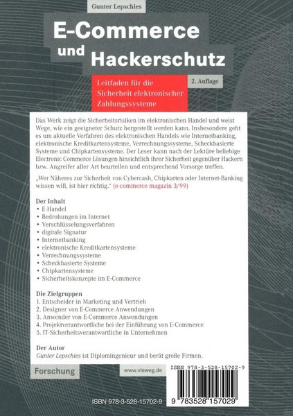 Produktbild: E-Commerce und Hackerschutz