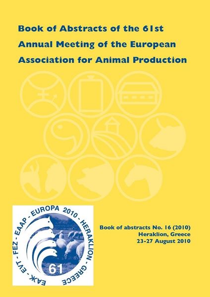 Produktbild: Book of Abstracts of the 61st Annual Meeting of the European Association for Animal Production