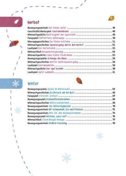 Produktbild: Das Kita-Jahreszeitenbuch: Bewegungsspiele