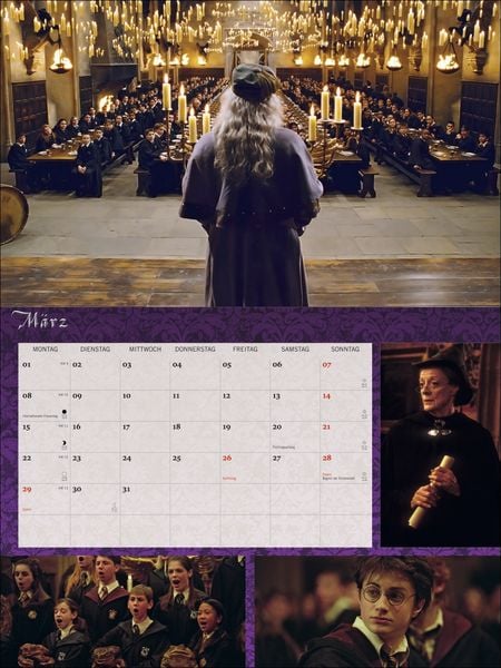 Produktbild: Harry Potter Broschur XL Kalender 2027