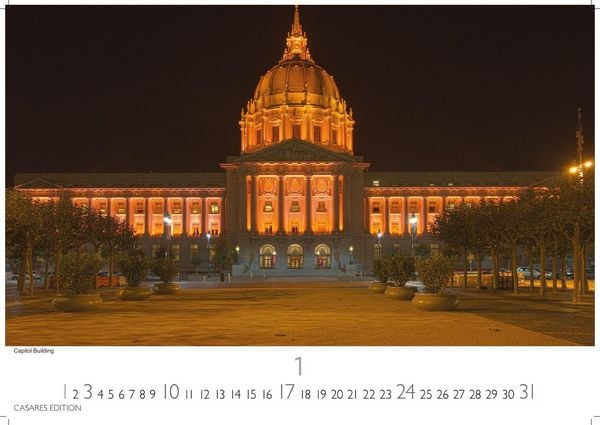 Produktbild: San Francisco Kalender 2027 &ndash; Wandkalender | Fotokalender Nordamerika 35x50cm &ndash; Faszinierende Bilder aus der Stadt der H&uuml;gel, perfekt als Deko & Geschenkidee
