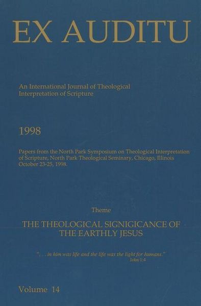 Produktbild: Ex Auditu - Volume 14: An International Journal for the Theological Interpretation of Scripture
