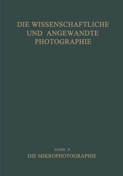 Produktbild: Die Wissenschaftliche und Angewandte Photographie