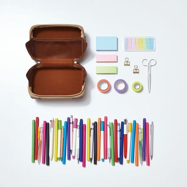 Produktbild: Carchette Carry Pouch Beige &ndash; Stift- & Kosmetiktasche