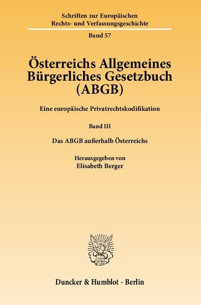Produktbild: &Ouml;sterreichs Allgemeines B&uuml;rgerliches Gesetzbuch (ABGB).