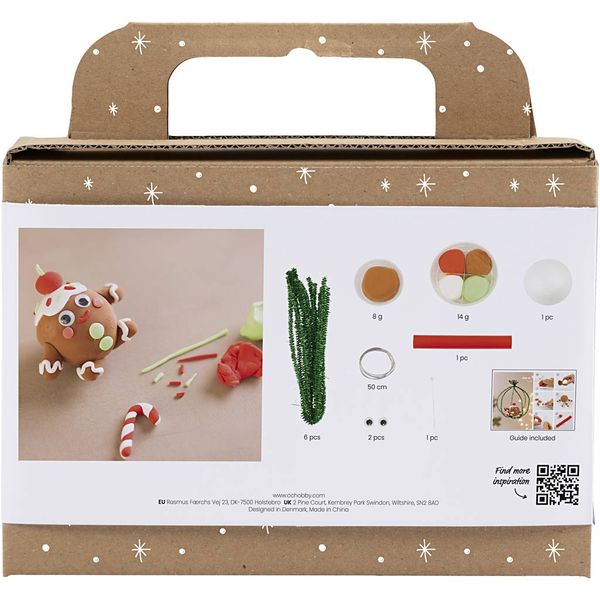 Produktbild: Creativ Company Mini Kreativ Set Modellieren, Lebkuchenmann, Sortierte Farben