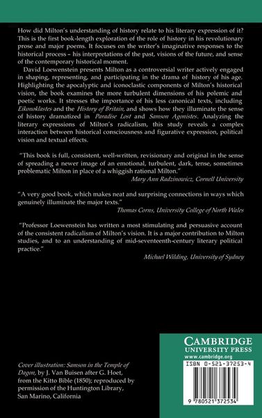 Produktbild: Milton and the Drama of History