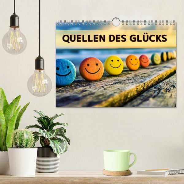 Produktbild: Quellen des Gl&uuml;cks (Wandkalender 2026 DIN A4 quer), CALVENDO Monatskalender