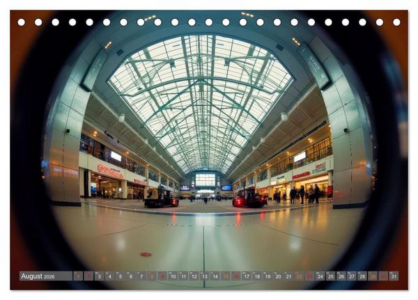 Produktbild: Fisheye Fotografie (Tischkalender 2026 DIN A5 quer), CALVENDO Monatskalender