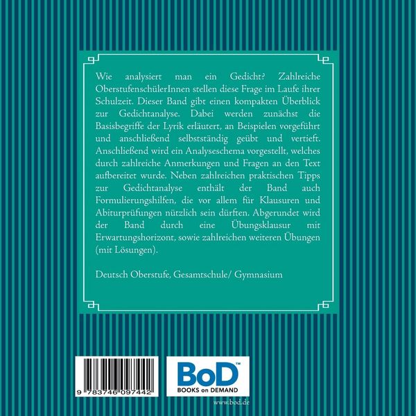 Produktbild: Wie analysiert man ein Gedicht?