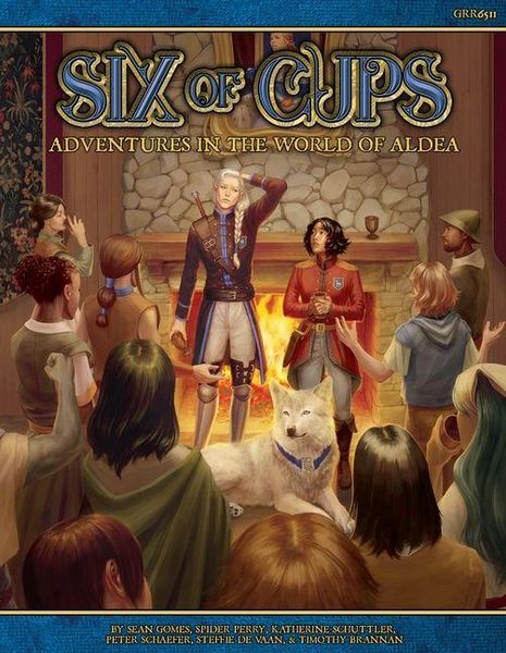 Produktbild: Six of Cups: A Blue Rose RPG Adventure Anthology