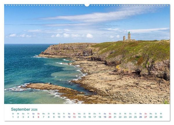 Produktbild: Smaragdk&uuml;ste C&ocirc;te d'&Eacute;meraude. Der malerische Norden der Bretagne (hochwertiger Premium Wandkalender 2026 DIN A2 quer), Kunstdruck in Hochglanz