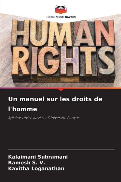 Produktbild: Un manuel sur les droits de l'homme