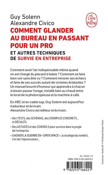 Produktbild: Comment glander au bureau en passant pour un pro