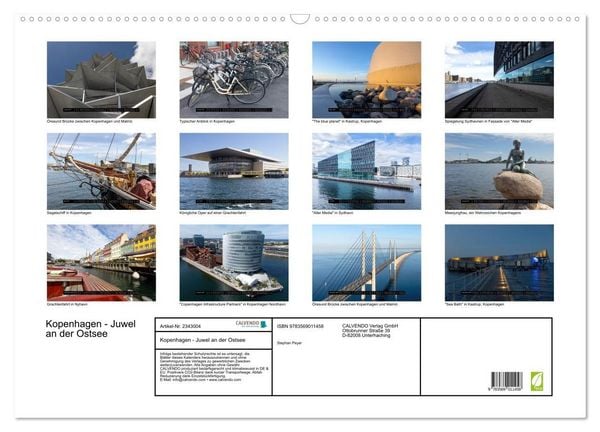Produktbild: Kopenhagen - Juwel an der Ostsee (Wandkalender 2027 DIN A2 quer), CALVENDO Monatskalender