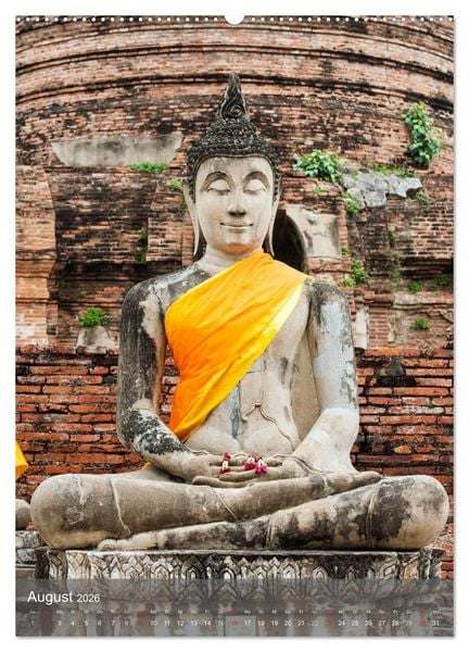 Produktbild: Buddha - Harmonie und Gelassenheit (hochwertiger Premium Wandkalender 2026 DIN A2 hoch), Kunstdruck in Hochglanz