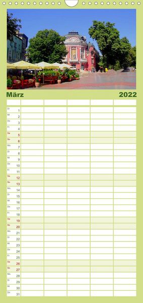 Produktbild: Familienplaner Bulgarien, von Varna bis zum Kap Kaliakra (Wandkalender 2022 , 21 cm x 45 cm, hoch)