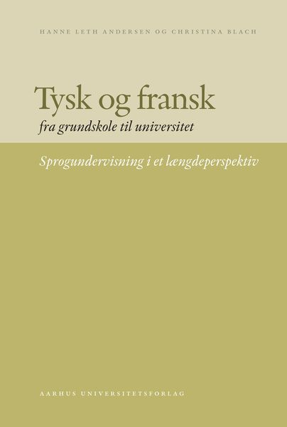 Produktbild: Tysk og fransk fra grundskole til universitet