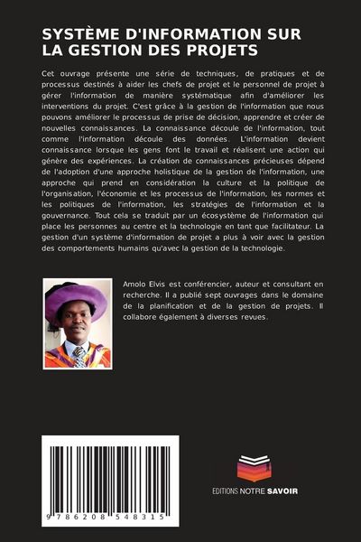 Produktbild: Syst&egrave;me D'information Sur La Gestion des Projets