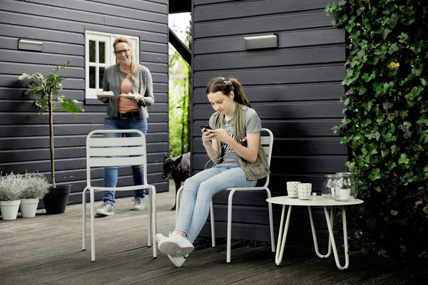 Philips Lighting Bustan 8720169257252 LED-Außenwandleuchte LED 3.8W Anthrazit