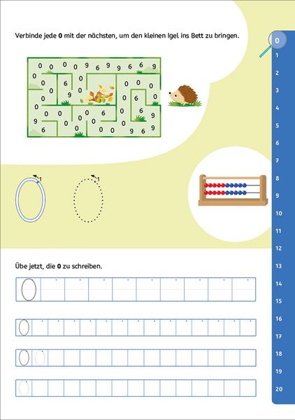 Produktbild: Schreiben lernen mit Spurrillen und Zauberstift - Zahlen