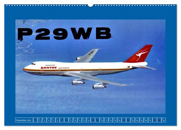 Produktbild: &Uuml;ber den Wolken - Flugzeuge des 20. Jahrhunderts auf Amateurfunkkarten (Wandkalender 2026 DIN A2 quer), CALVENDO Monatskalender