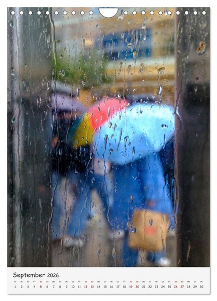 Produktbild: Sch&uuml;tzende Schirme - Auch bei Regen kann das Leben bunt sein (Wandkalender 2026 DIN A4 hoch), CALVENDO Monatskalender