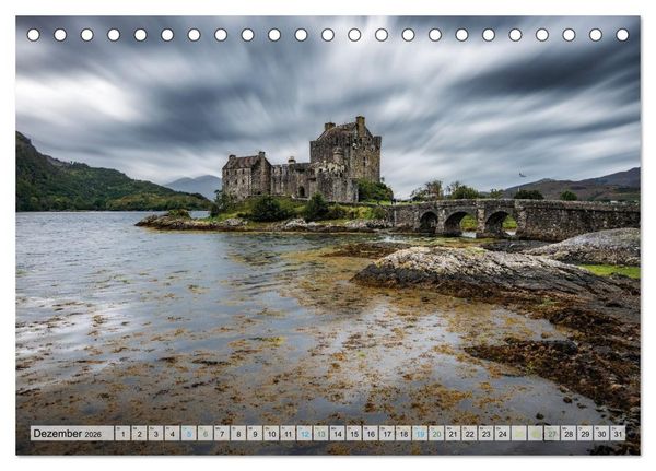 Produktbild: Mein Schottland - Architektur (Tischkalender 2026 DIN A5 quer), CALVENDO Monatskalender