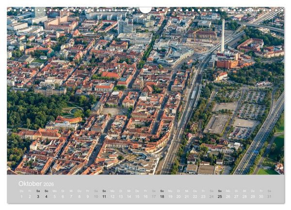 Produktbild: Hugenottenstadt Erlangen 2026 (Wandkalender 2026 DIN A3 quer), CALVENDO Monatskalender