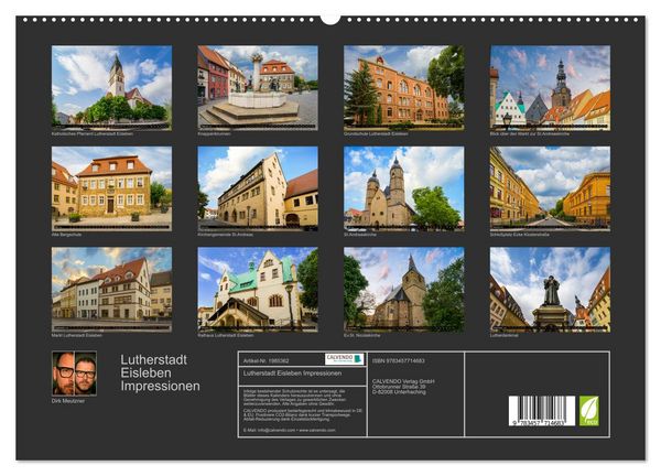 Produktbild: Lutherstadt Eisleben Impressionen (hochwertiger Premium Wandkalender 2026 DIN A2 quer), Kunstdruck in Hochglanz