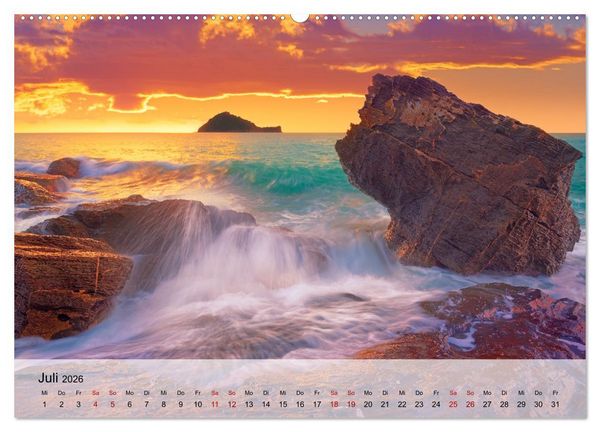 Produktbild: Wundersch&ouml;ne Meereslandschaften (Wandkalender 2026 DIN A2 quer), CALVENDO Monatskalender