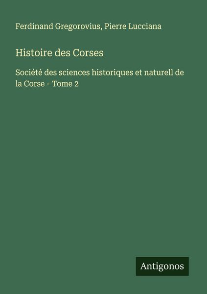Produktbild: Histoire des Corses