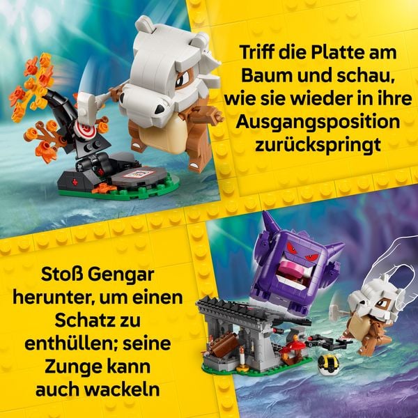 Produktbild: LEGO Pok&eacute;mon SMART Play: Tragossos und Gengars Gruselduell kompatibles Set 72166