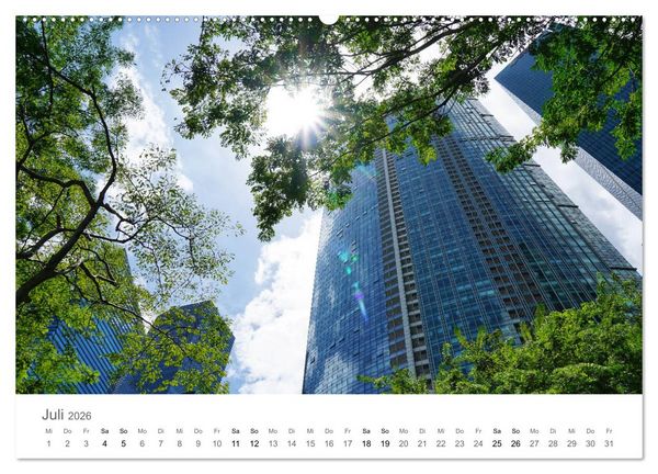 Produktbild: Singapur (Wandkalender 2026 DIN A2 quer), CALVENDO Monatskalender
