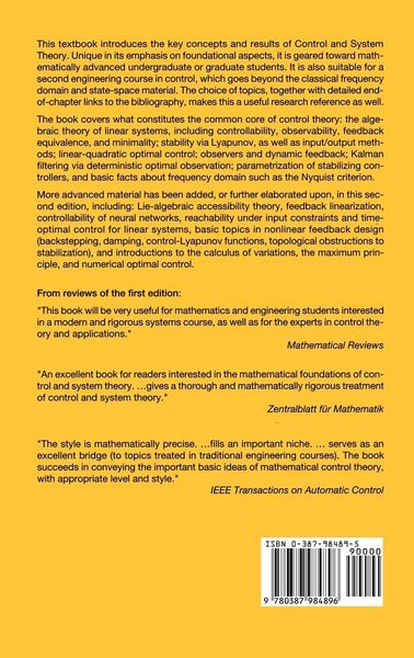 Produktbild: Mathematical Control Theory
