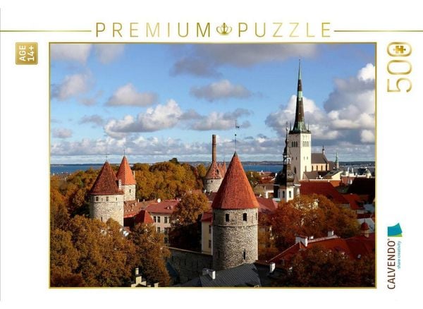 CALVENDO Puzzle Ein Motiv aus dem Kalender Estland - Pittoreske Schönheit im Baltikum | 500 Teile Lege-Größe 48 × 36 cm Foto-Puzzle für Erwachsene