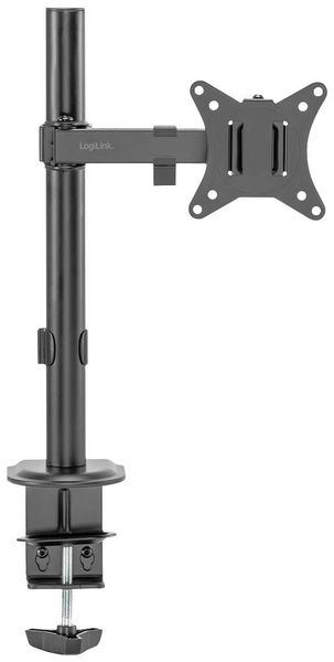 Produktbild: LogiLink BP0171 Monitor-Tischhalterung 1 Display(s) Schwarz Drehbar, H&ouml;henverstellbar, Neigbar, Rotierbar, Schwenkbar