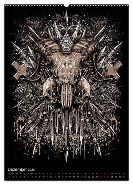 Produktbild: BLOODBOY/WAR ILLUSTRATION (hochwertiger Premium Wandkalender 2026 DIN A2 hoch), Kunstdruck in Hochglanz