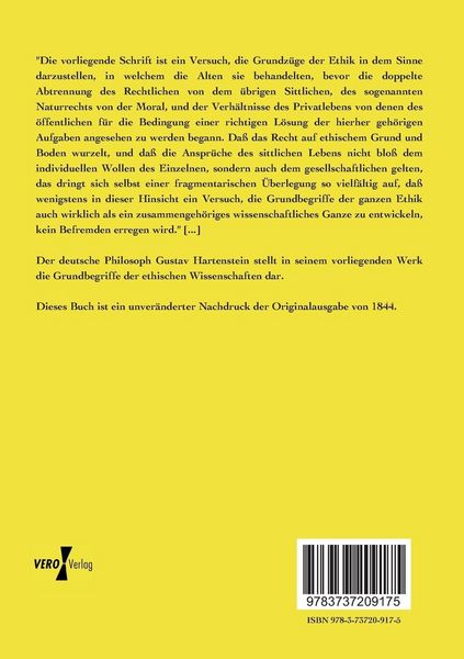 Produktbild: Die Grundbegriffe der ethischen Wissenschaften