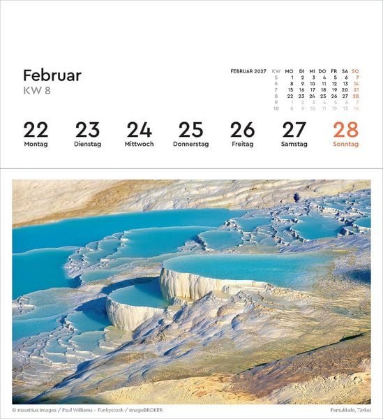 Produktbild: Farben der Erde - KUNTH Postkartenkalender 2027