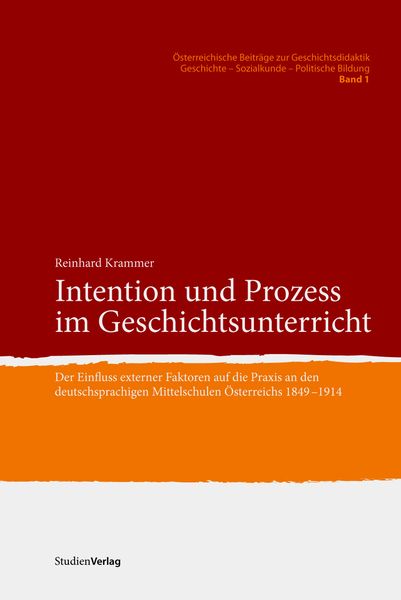 Produktbild: Intention und Prozess im Geschichtsunterricht