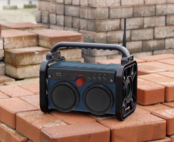 Produktbild: Soundmaster DAB85BL Baustellenradio DAB+, UKW AUX, DAB+, UKW Blau, Schwarz