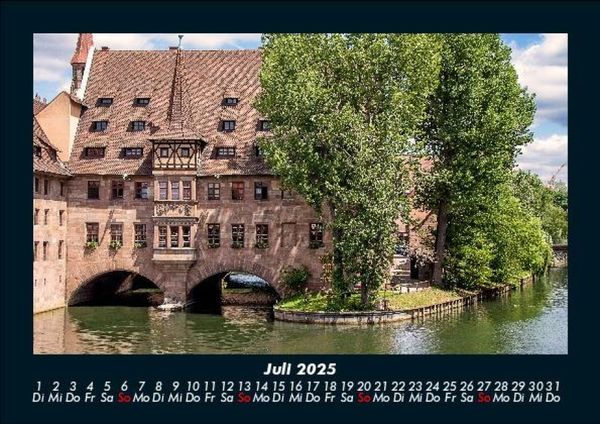 Produktbild: St&auml;dte aus Bayern 2025 Fotokalender DIN A5