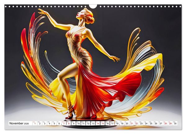 Produktbild: Elegant dancers (Wall Calendar 2026 DIN A3 landscape), CALVENDO 12 Month Wall Calendar