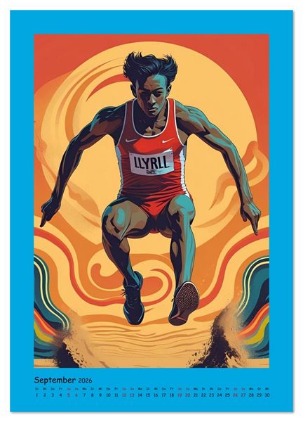Produktbild: Olympische Sportarten (Wandkalender 2026 DIN A2 hoch), CALVENDO Monatskalender